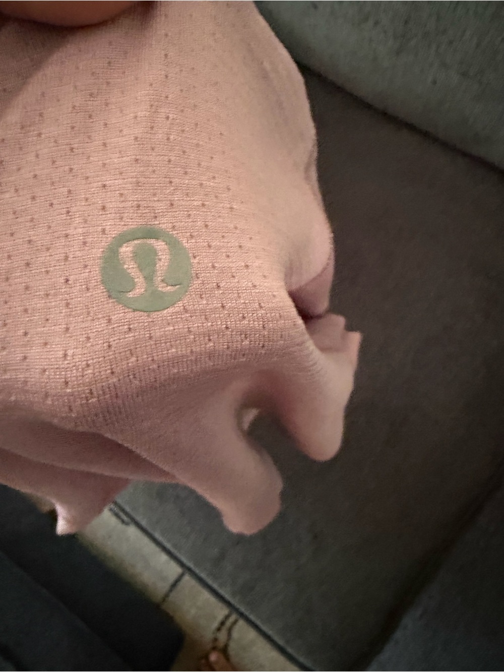 lululemon athletica Light Pink Ribbed Short-Sleeve Crop Top - Picture 3 of 3